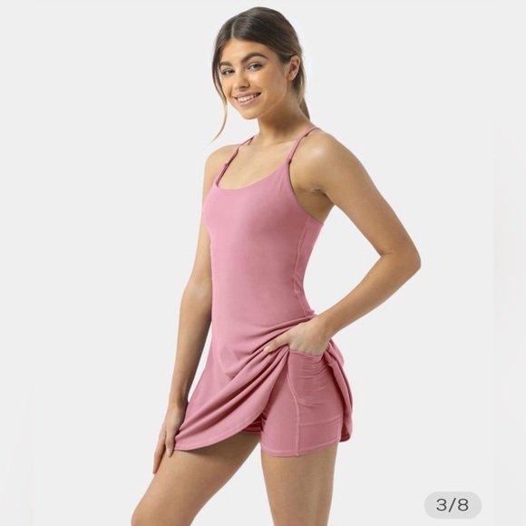 Halara Everyday Cloudful Dress, Pink, size S - Picture 1 of 5